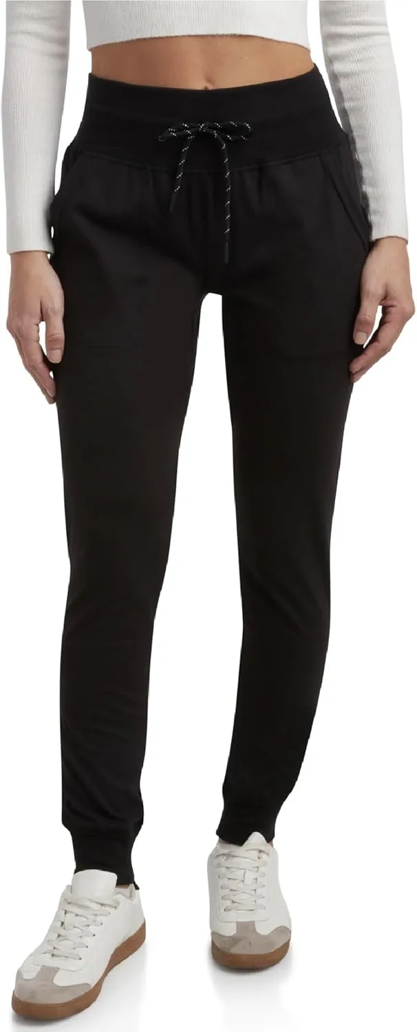Spyder Women's Jogger Sweatpants - High Waisted Fleece Lined Athletic Joggers with Pockets for Casual Workout (Sizes: S-XL)