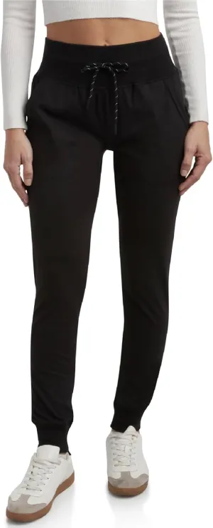 Spyder Women's Jogger Sweatpants - High Waisted Fleece Lined Athletic Joggers with Pockets for Casual Workout (Sizes: S-XL)