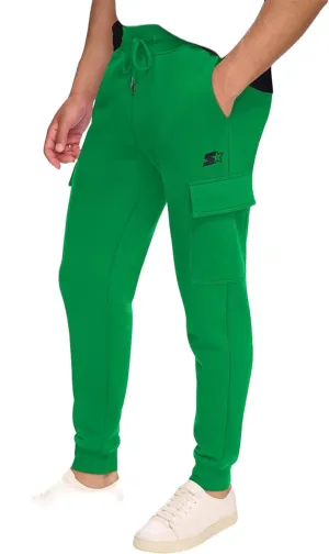 Starter Men's Embriodered Fleece Cargo Jogger