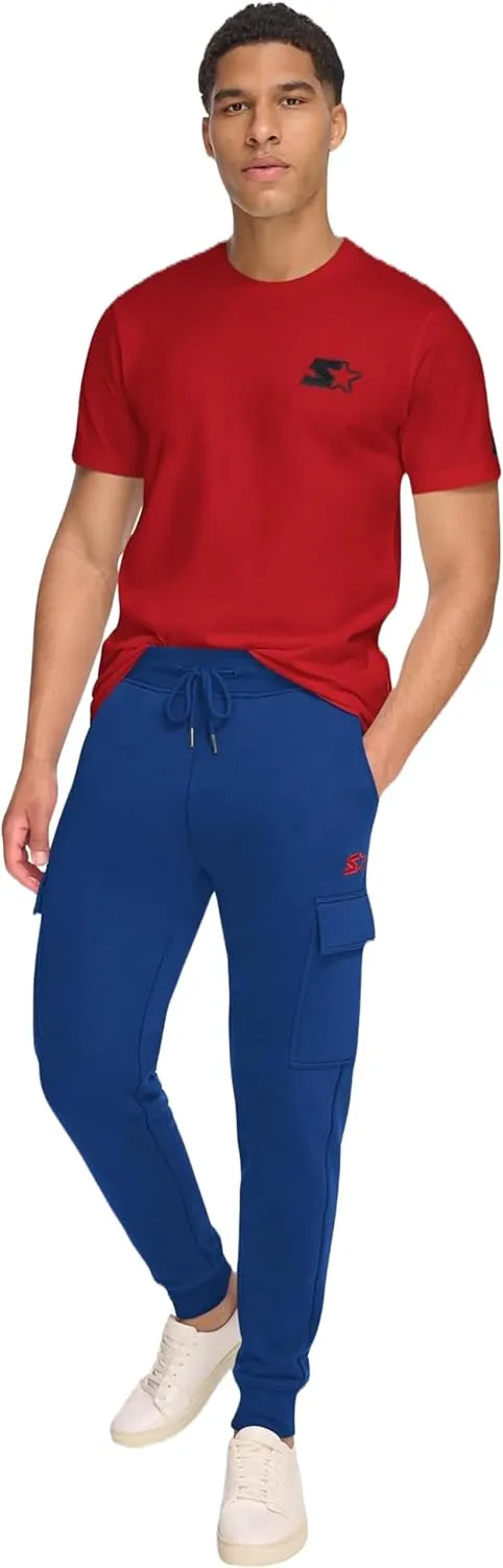 Starter Men's Embriodered Fleece Cargo Jogger