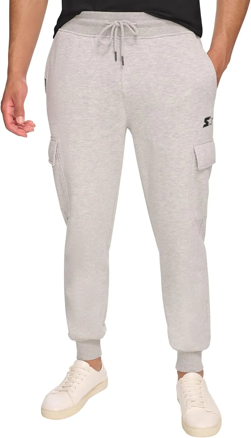 Starter Men's Embriodered Fleece Cargo Jogger