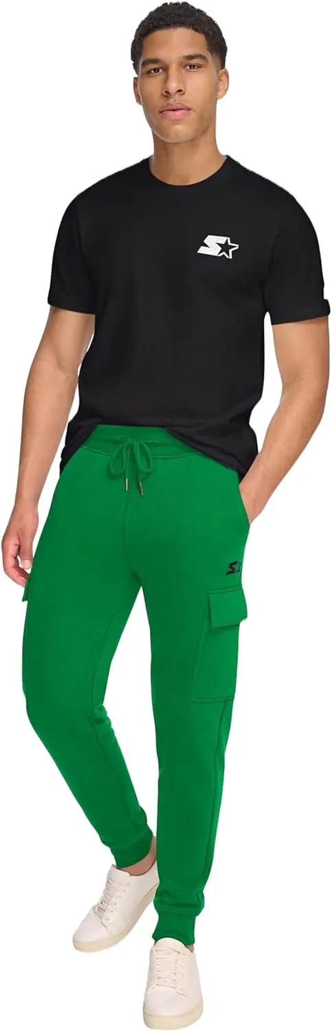 Starter Men's Embriodered Fleece Cargo Jogger