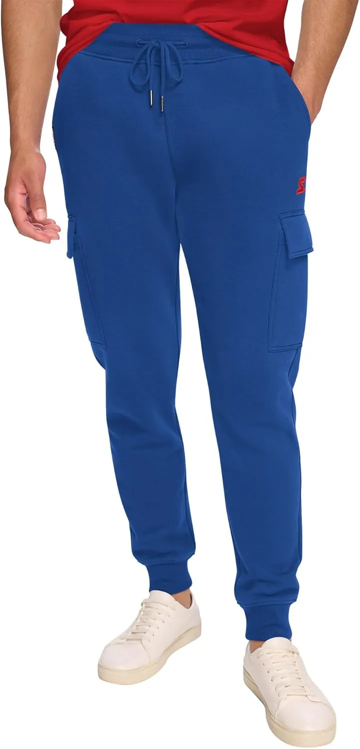 Starter Men's Embriodered Fleece Cargo Jogger