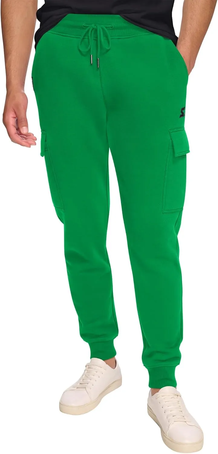 Starter Men's Embriodered Fleece Cargo Jogger
