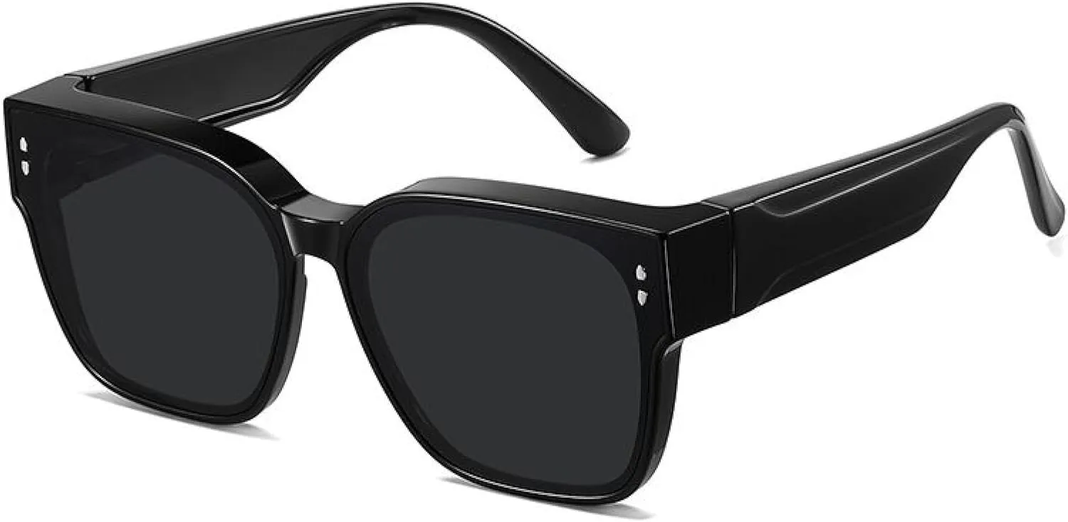 Sunglasses for Women Fashion Gradient Uv400 Men Large Frame Travel Beach Camping