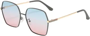 Sunglasses for Women Men Metal Frame Driving Cycling Outdoor Shade
