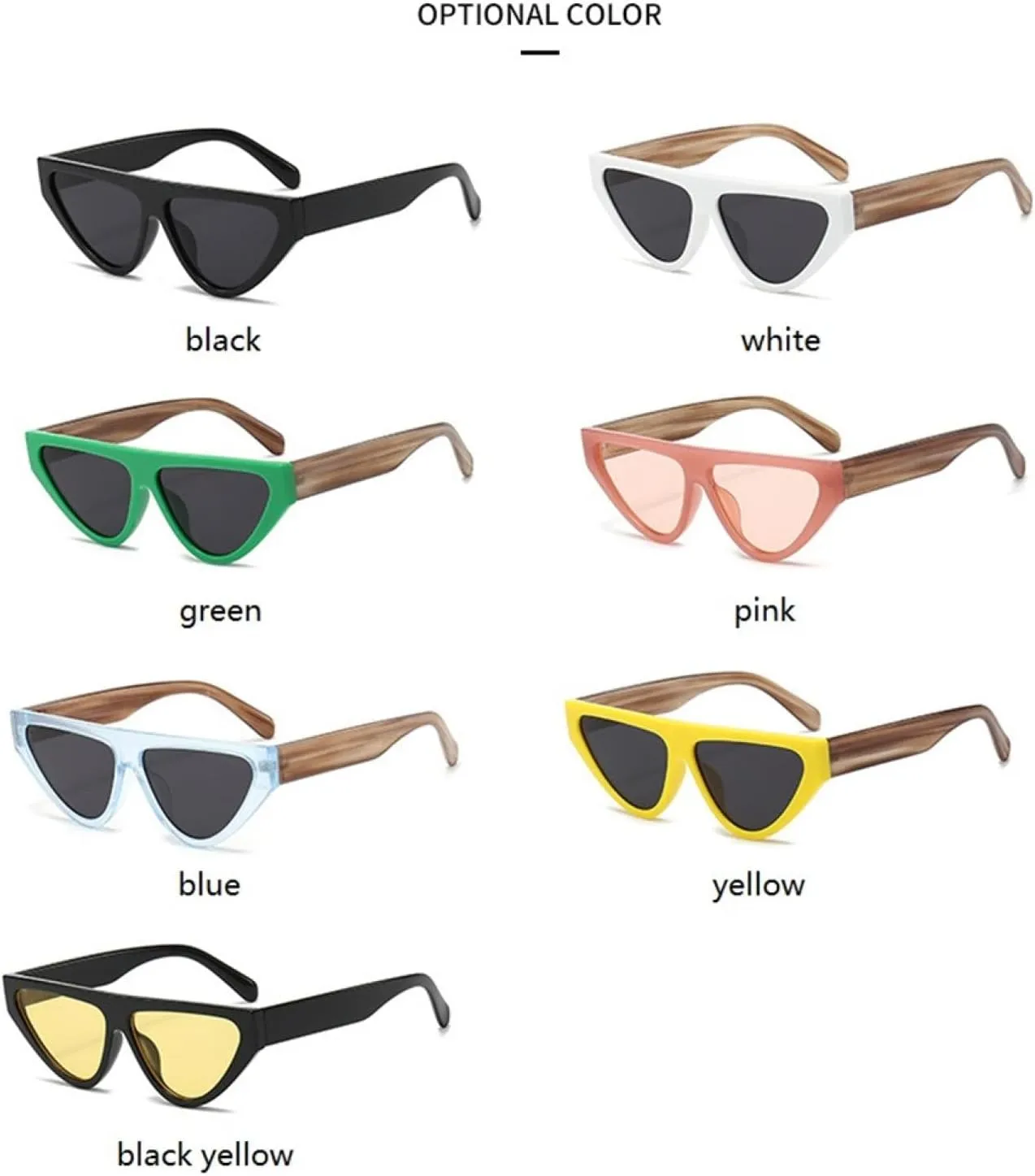 Sunglasses Men Women Shades Fashion Cat Eye Uv400