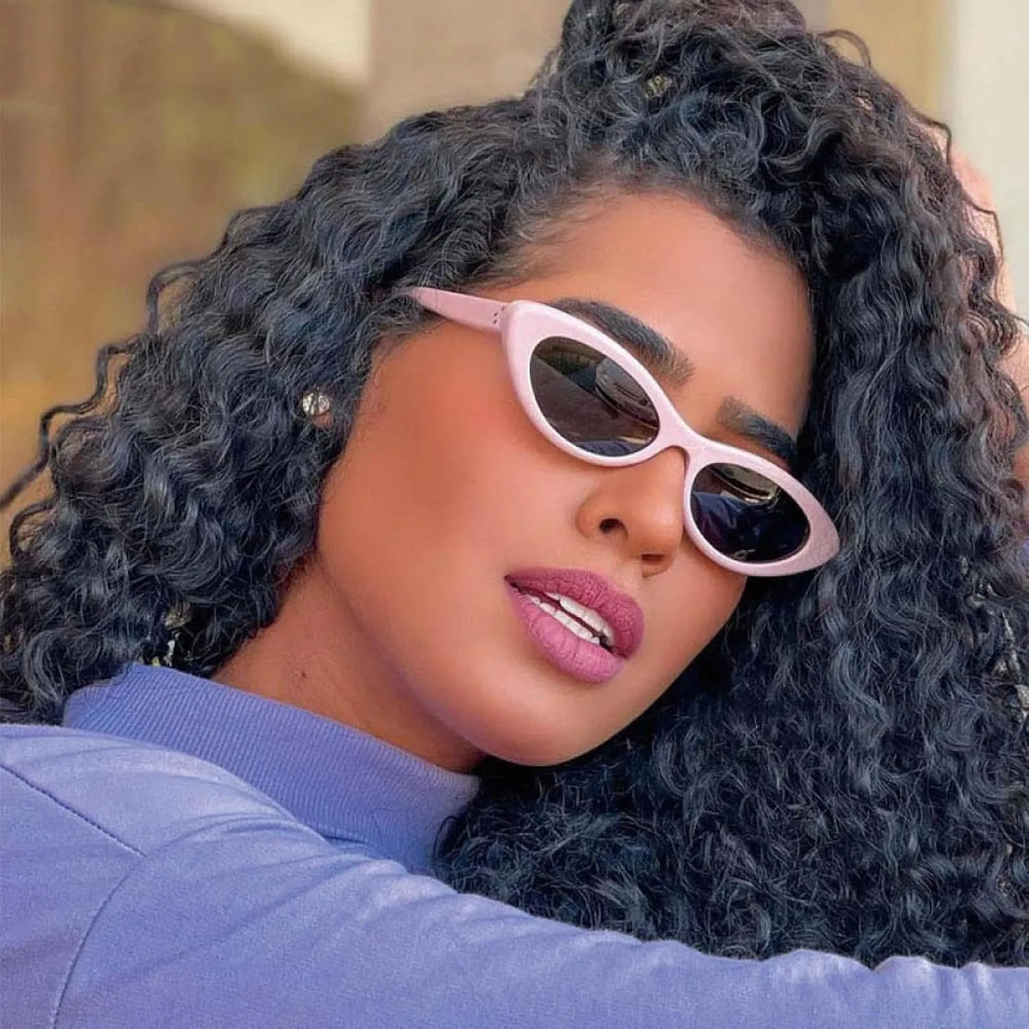 Sunglasses Small Cat Eye Fashion Women Uv400 Vintage