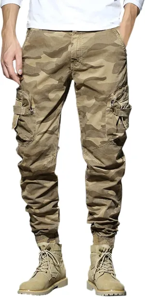 Sweatpant for Men with Pockets Cargo Pocket Fleece Sweatpants Men's Casual Cargo Sweatpants with Pockets Long Openleg