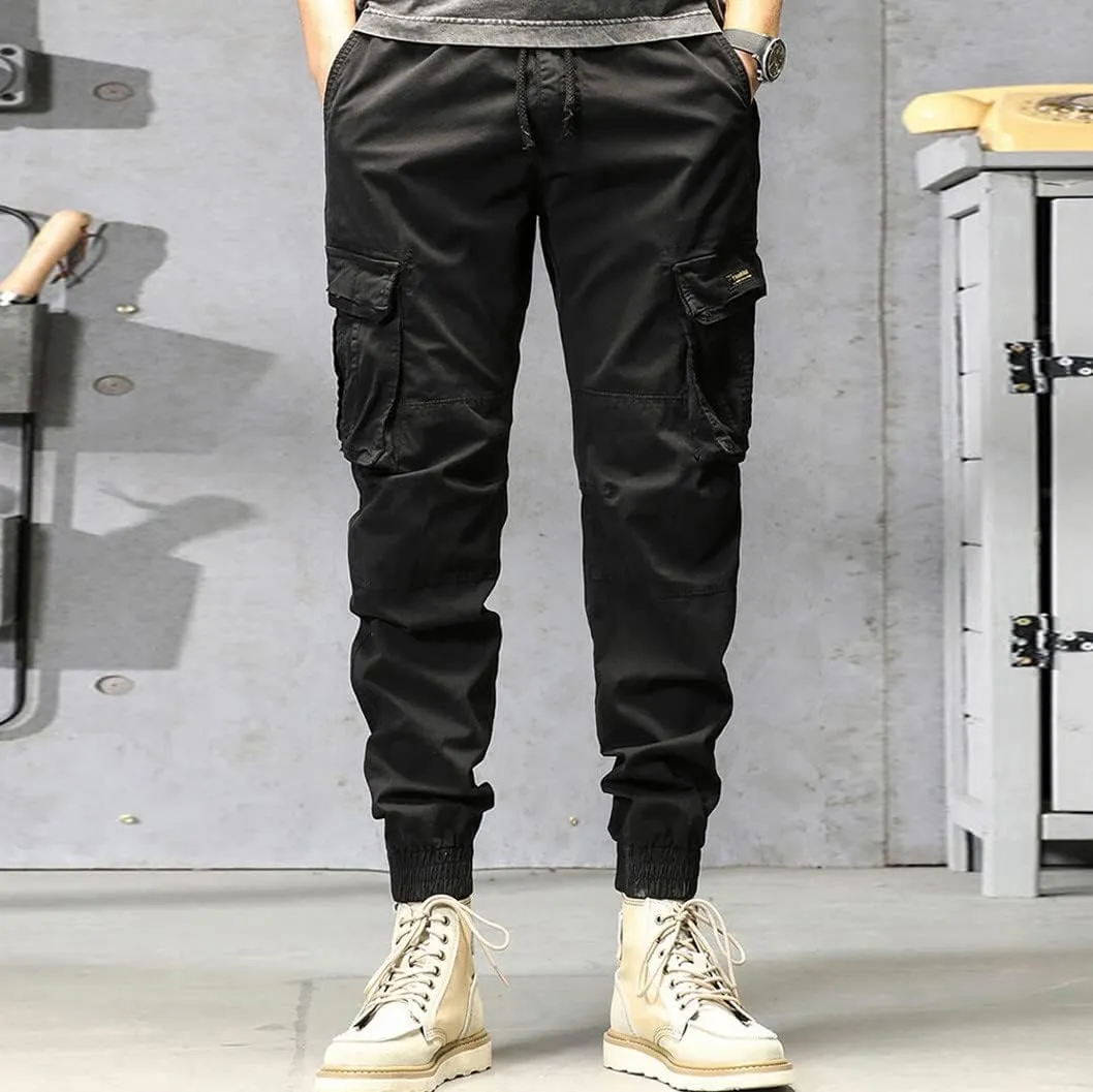 Sweatpant for Men with Pockets Loose Fit Men's Classic-Fit Expandable-Waist Flat-Front Pant Mens Joggers with Pockets