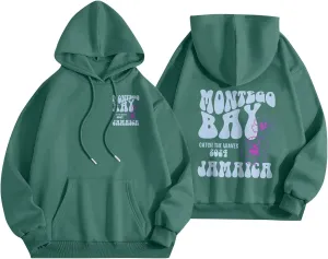 Sweatshirts For Teen Girls Long Sleeve Letter Print Casual Graphic Hoodies Drawstring Pullover Cute S, XXL
