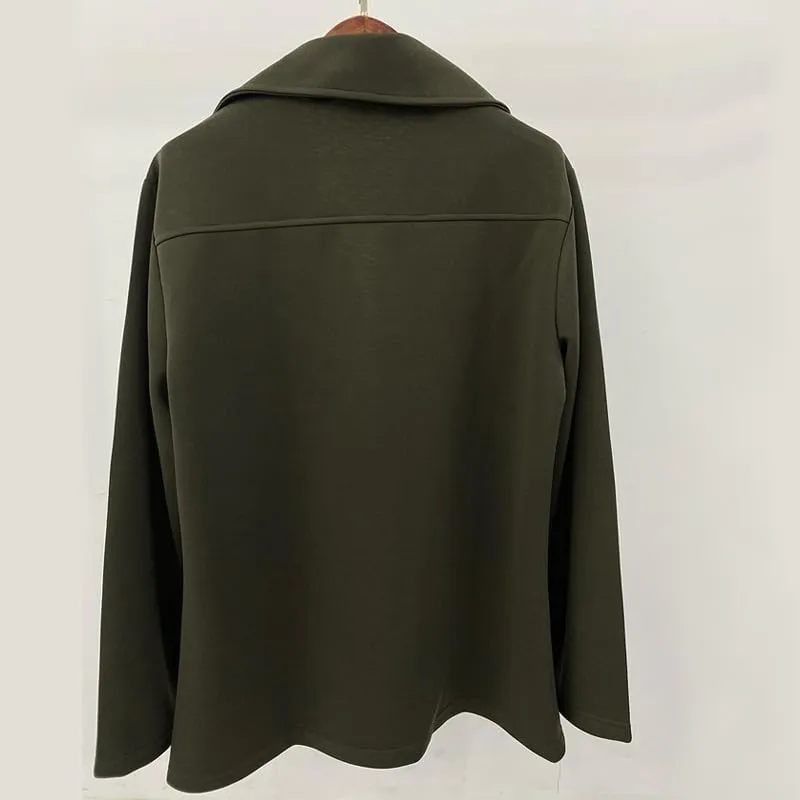Thatrich Mens Business Casual Winter Jacket Oversized Trench Coat Double Breasted Wool Blend Peacoat Formal Windbreaker Coats