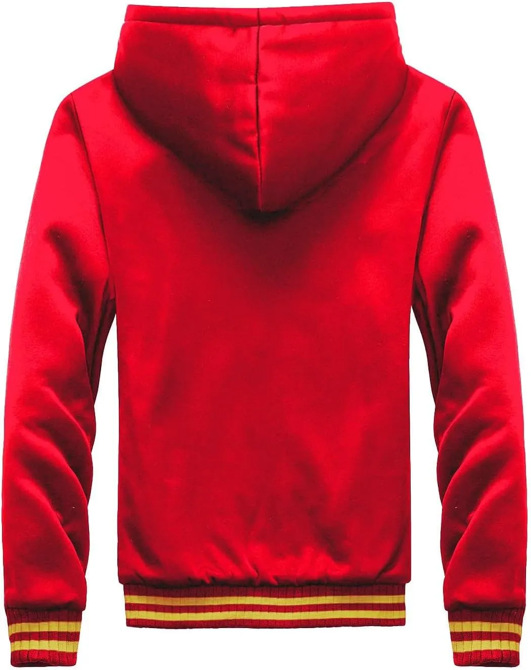 Thatrich Sherpa Lined Hoodies for Men Fleece Fuzzy Hooded Coats Casual Warm Jackets Cozy Full Zip Outwears Winter Coat Trendy