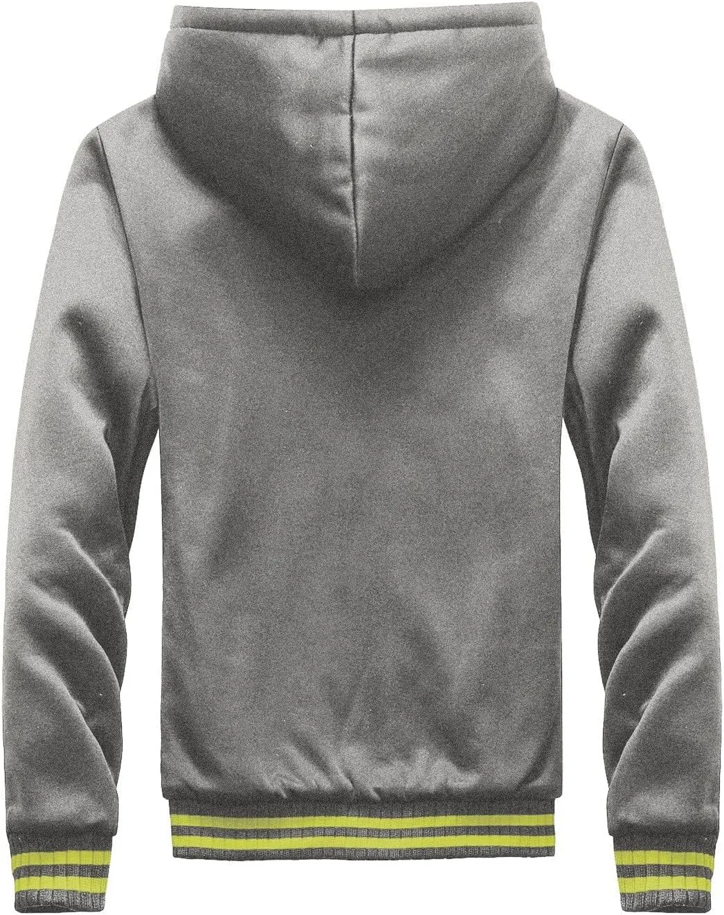 Thatrich Sherpa Lined Hoodies for Men Fleece Fuzzy Hooded Coats Casual Warm Jackets Cozy Full Zip Outwears Winter Coat Trendy