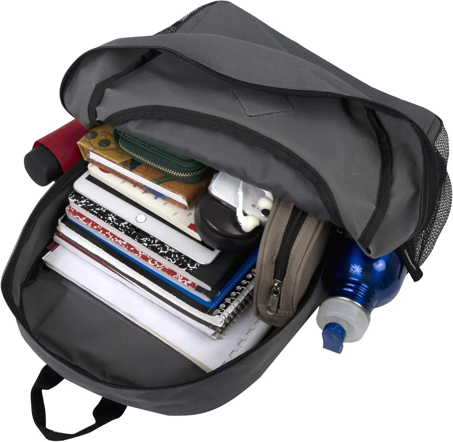 Trail maker Kids Reflective Backpack for School, Colorful Backpack with Reflector Strips, Side Pocket, Padded Straps