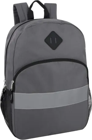 Trail maker Kids Reflective Backpack for School, Colorful Backpack with Reflector Strips, Side Pocket, Padded Straps