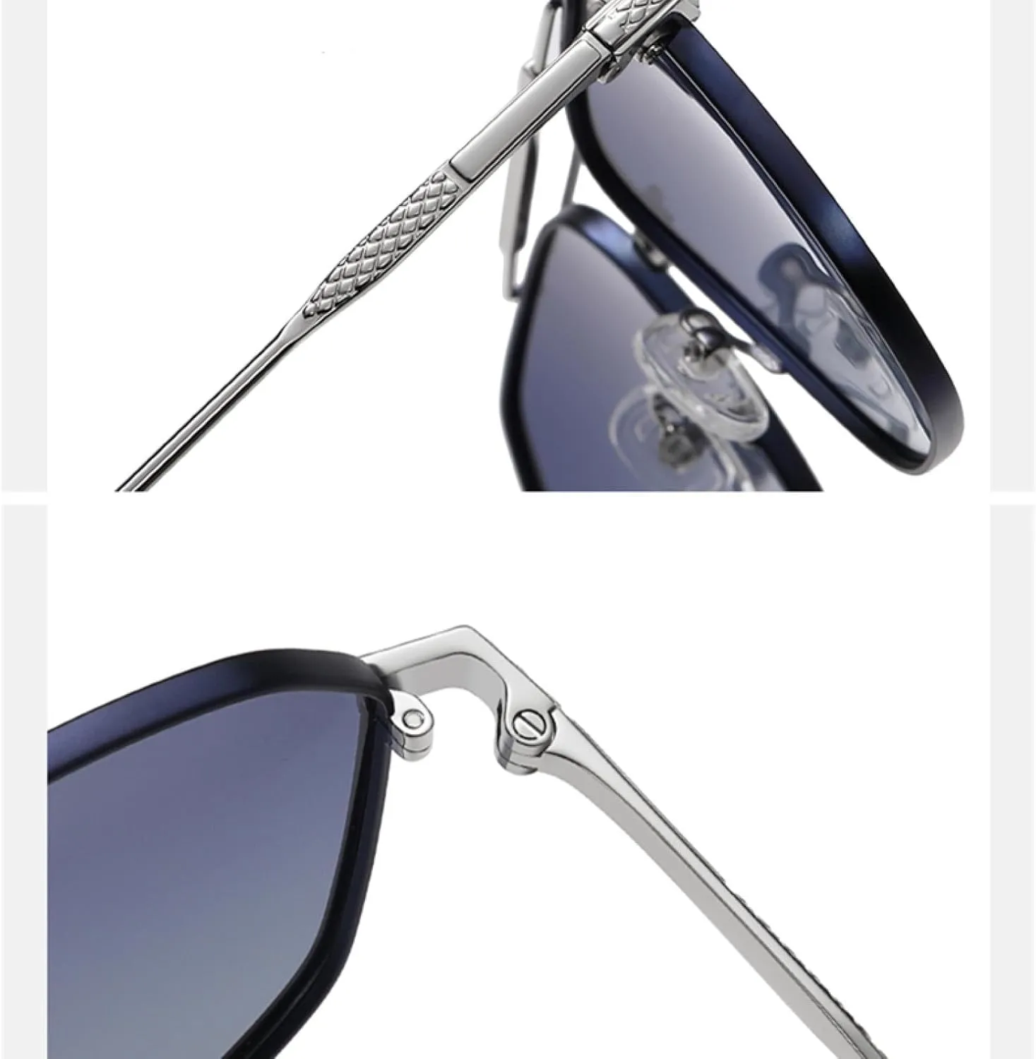 TVTBBVV Sunglasses for Women Uv400 Metal Frame Camping Fishing Cycling