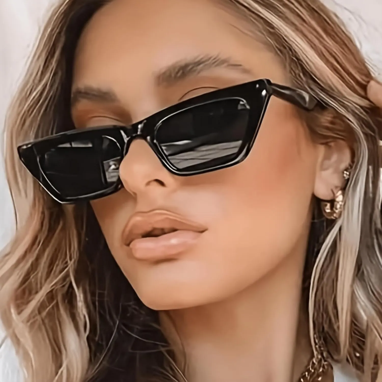 Vintage Cat Eye Sunglasses Women Fashion Uv400