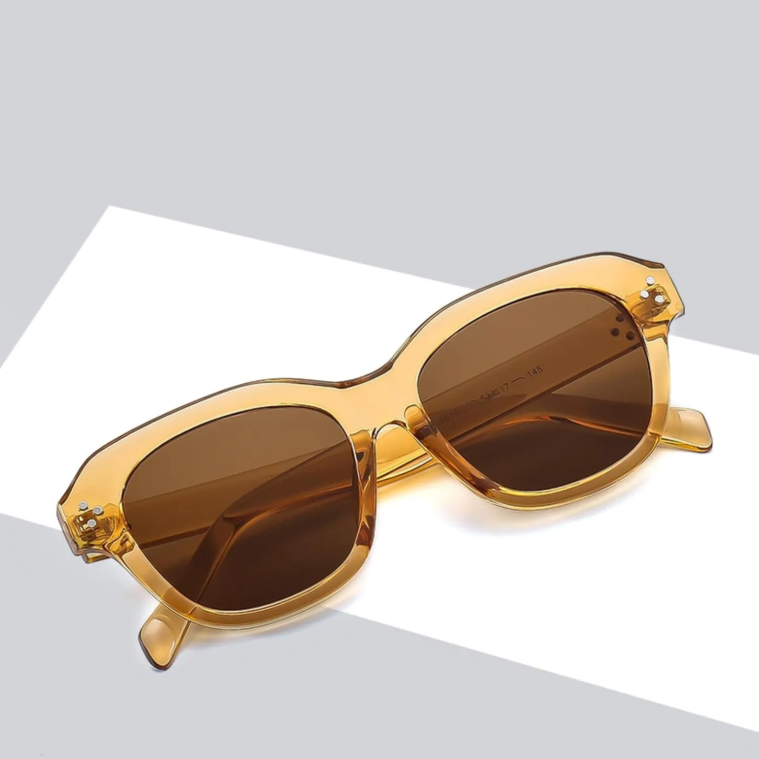 Vintage Oval Frame Sunglasses Fashion Uv400 Women