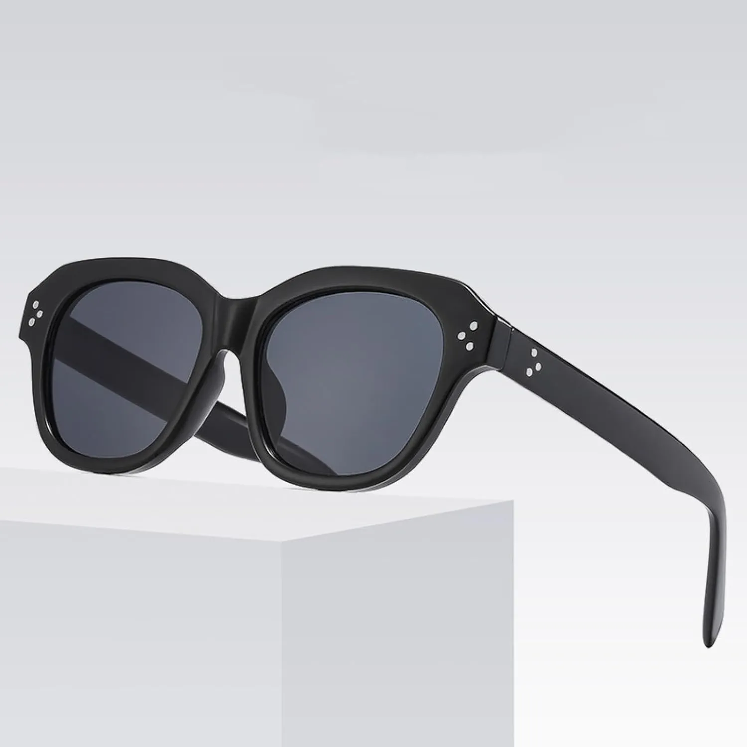 Vintage Oval Frame Sunglasses Fashion Uv400 Women