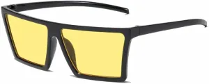 Vintage Oversized Integrated Woman Luxury Outdoor Sunshade Beach Sunglasses Uv400