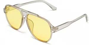 Vintage Oversized Sunglasses Women Big Frames Sun Glasses Female Shades Uv400 Eyewear