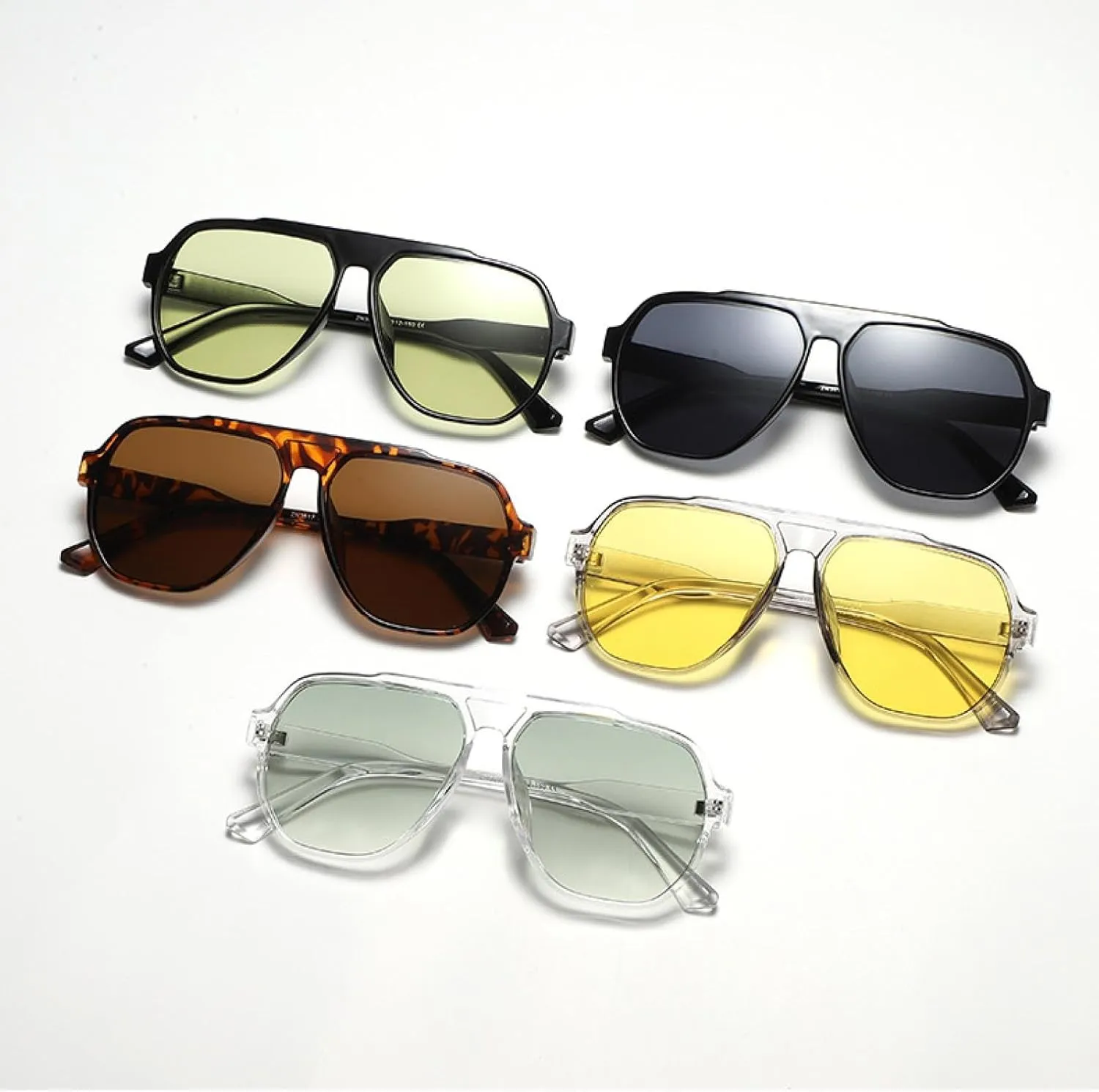 Vintage Oversized Sunglasses Women Big Frames Sun Glasses Female Shades Uv400 Eyewear