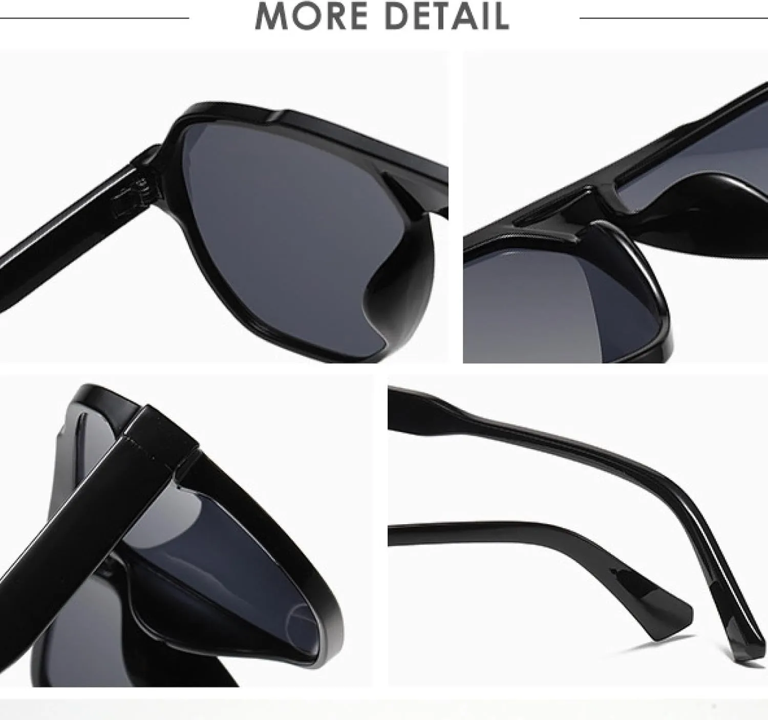 Vintage Oversized Sunglasses Women Big Frames Sun Glasses Female Shades Uv400 Eyewear