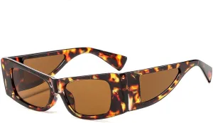 Vintage Rectangle Sunglasses Women Luxury Punk Steampunk Fashion Outdoor Travel Shades