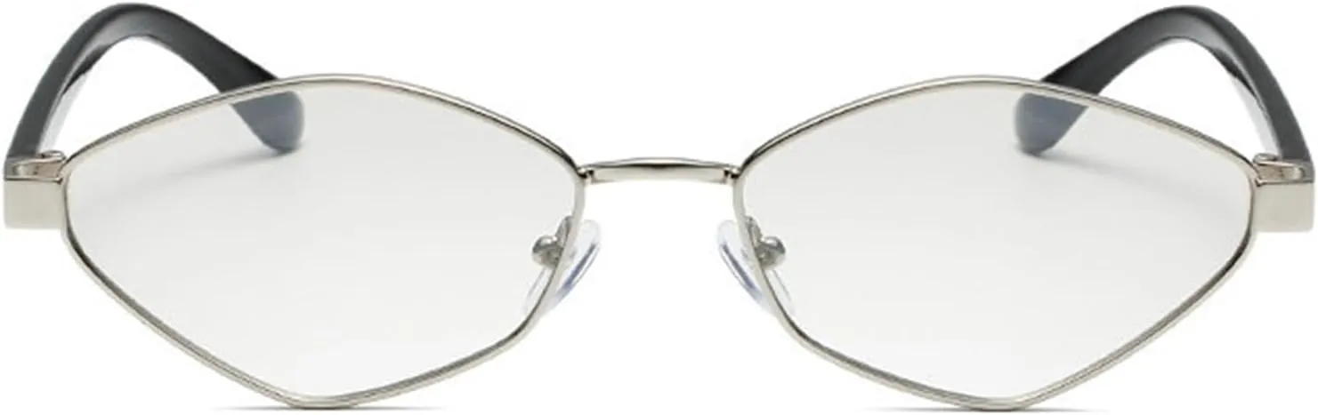 willochra Fashion Irregular Polygon Cat Eye Sunglasses Women men Vintage Metal Small Frame Woman Trending Eyewear