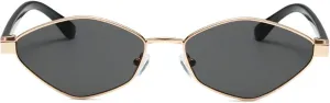 willochra Fashion Irregular Polygon Cat Eye Sunglasses Women men Vintage Metal Small Frame Woman Trending Eyewear