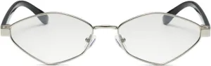willochra Fashion Irregular Polygon Cat Eye Sunglasses Women men Vintage Metal Small Frame Woman Trending Eyewear