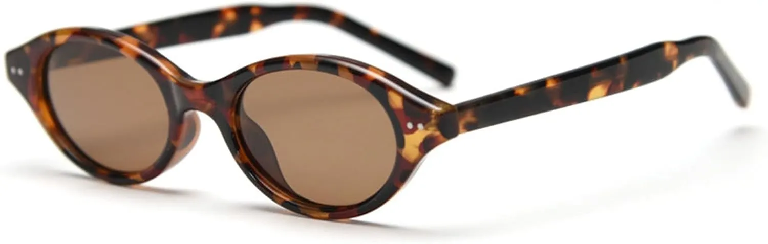 willochra Fashion Small Polarized Cat Eye Sunglasses Women Fashion Gradient Shades UV400 Vintage Rivets Men Sun Glasses
