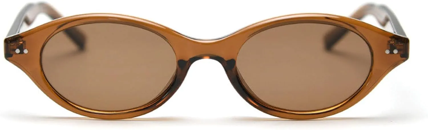 willochra Fashion Small Polarized Cat Eye Sunglasses Women Fashion Gradient Shades UV400 Vintage Rivets Men Sun Glasses
