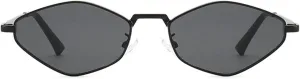 willochra Popular Fashion Polygon Rhombus Sunglasses Women Retro Punk Trending Men Metal Cat Eye Shades sunglasses UV400