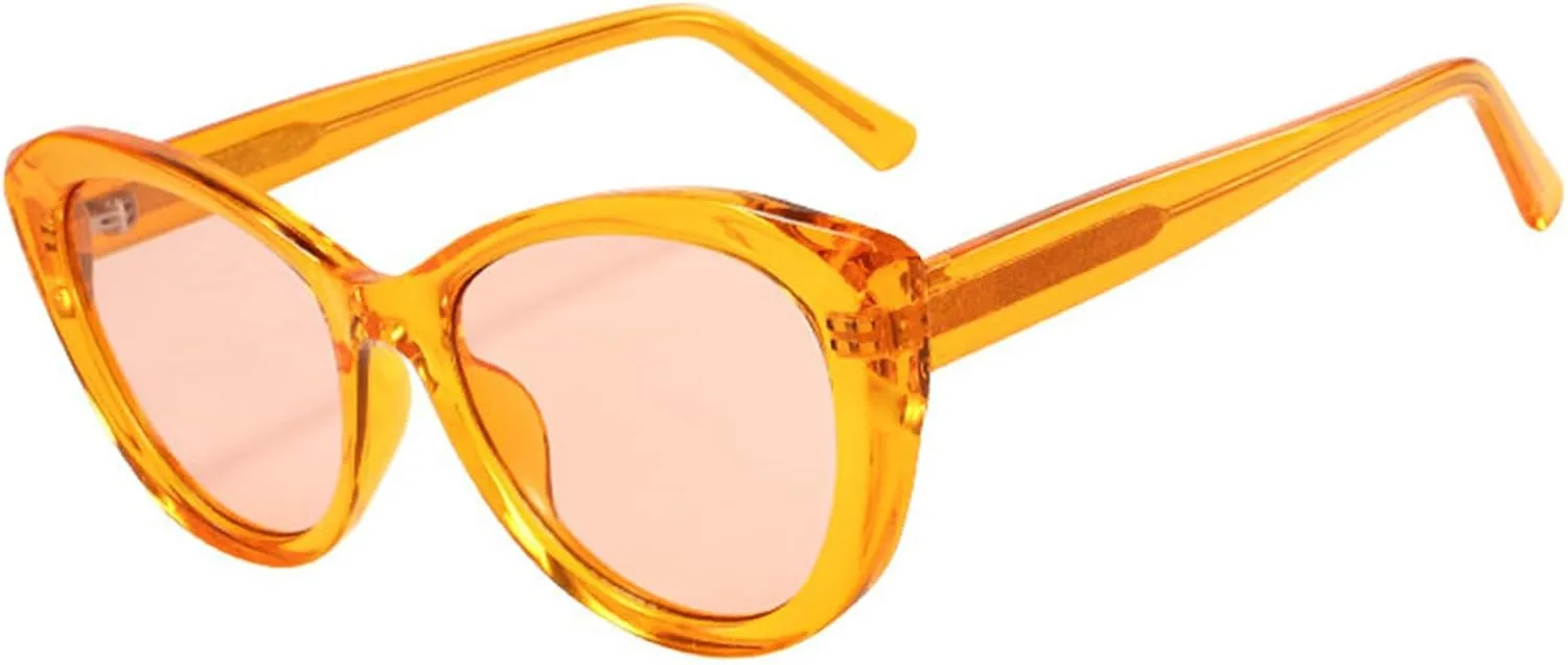 willochra Vintage Oversized Cat Eye Sunglasses Women 90s Classic Sun Glasses Female Retro Fashion Gradient Sunglasses