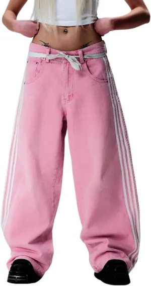 Women Jeans Wide Leg Denim Pants Straight Ankle Trousers Y2k Jeans Low Rise Jeans Relaxed Fit Baggy Jeans Streetwear