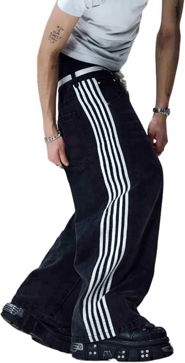 Women Jeans Wide Leg Denim Pants Straight Ankle Trousers Y2k Jeans Low Rise Jeans Relaxed Fit Baggy Jeans Streetwear