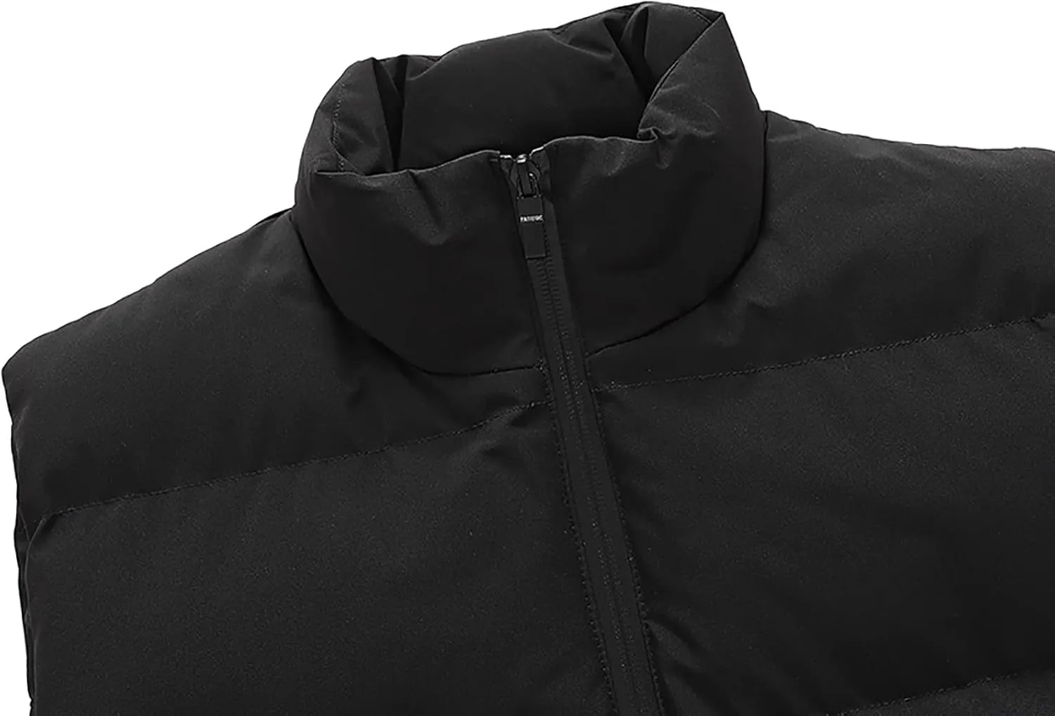 Women Padded Down Vest Puffer Stand Collar Sleeveless Jacket Outerwear Winter Warm Quilted Vest Coat