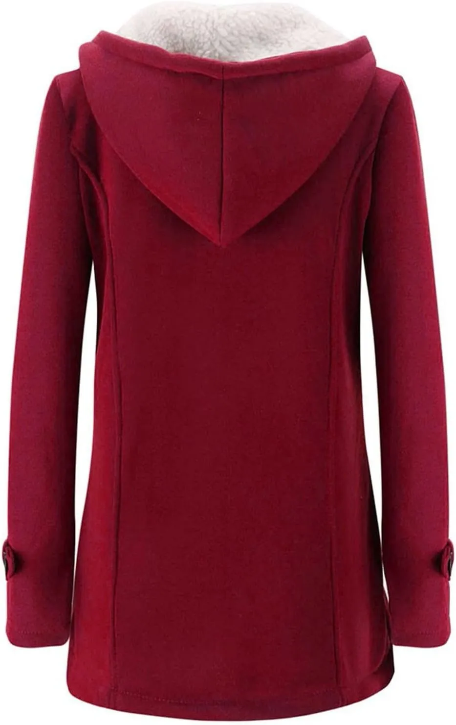 Women's Basic Wool Blend Pea Coats,Essential Double Breasted Midi Wool Blend Pea Coats Blazer Warm Winter Big Jackets