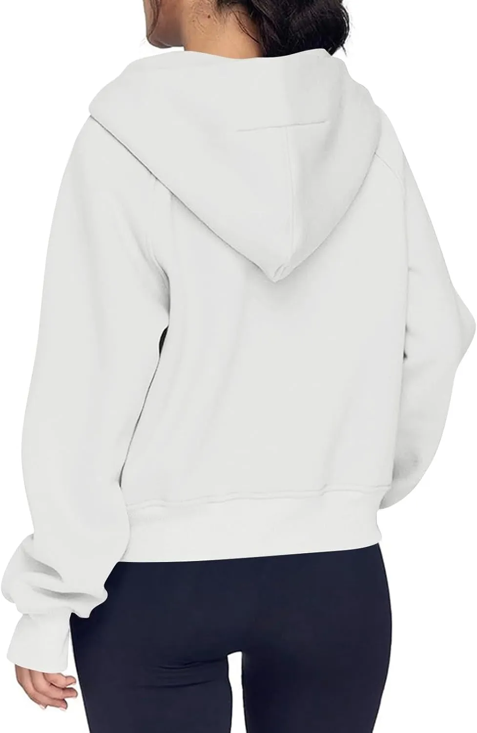 Women's Half Zip Sweatshirts Lapel Pullover Cropped Sweatshirts With Pocket Fall Outfits for Women 2024