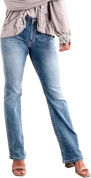 Womens Jeans Lace Poket Waisted Pants Trousers Up Womens Casual Women's Jeans Trendy Jeans for Women 2024