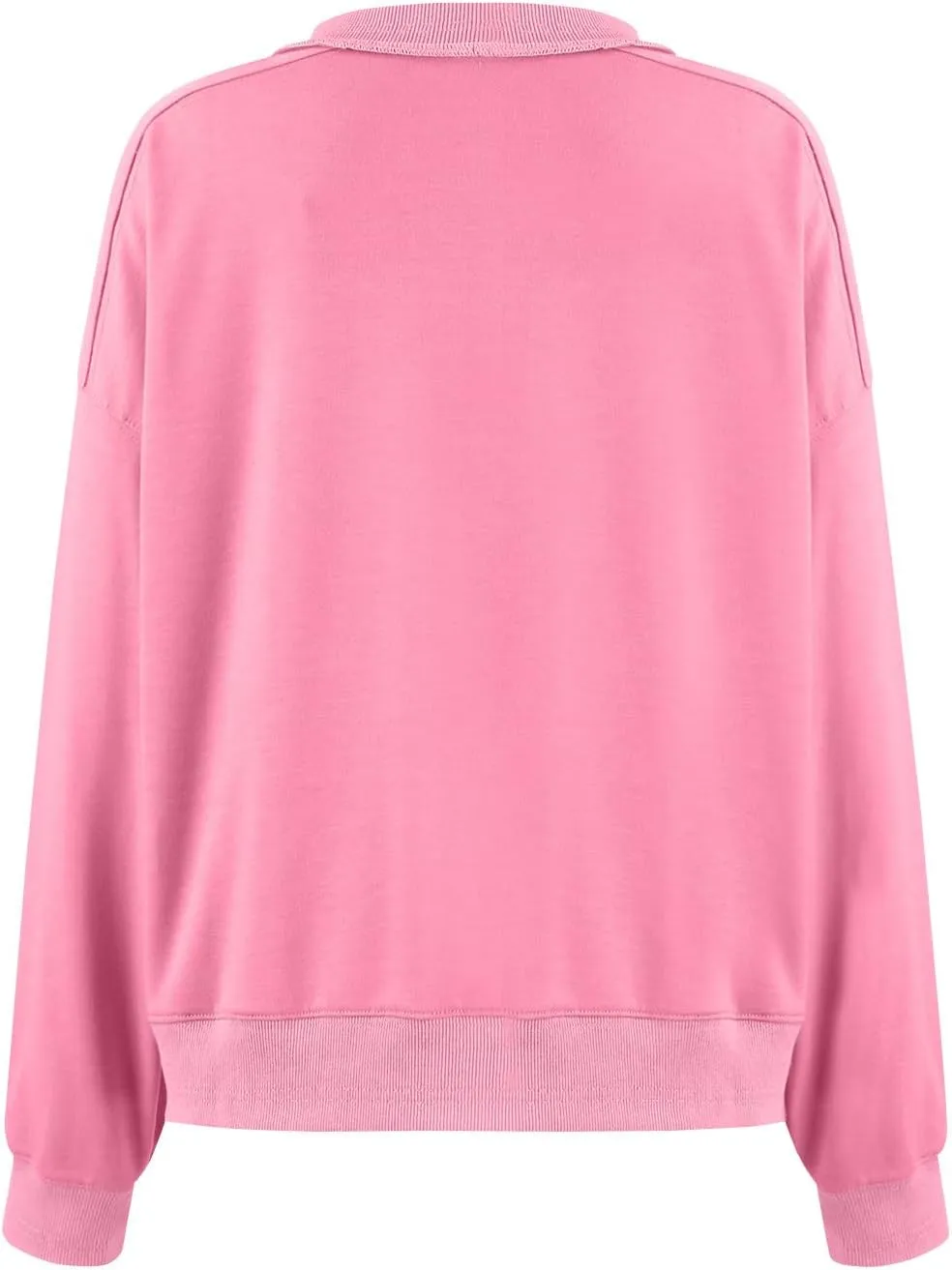 Women's Oversized Cropped Sweatshirts Crewneck Fleece Workout Pullover Sweater Fall Outfits
