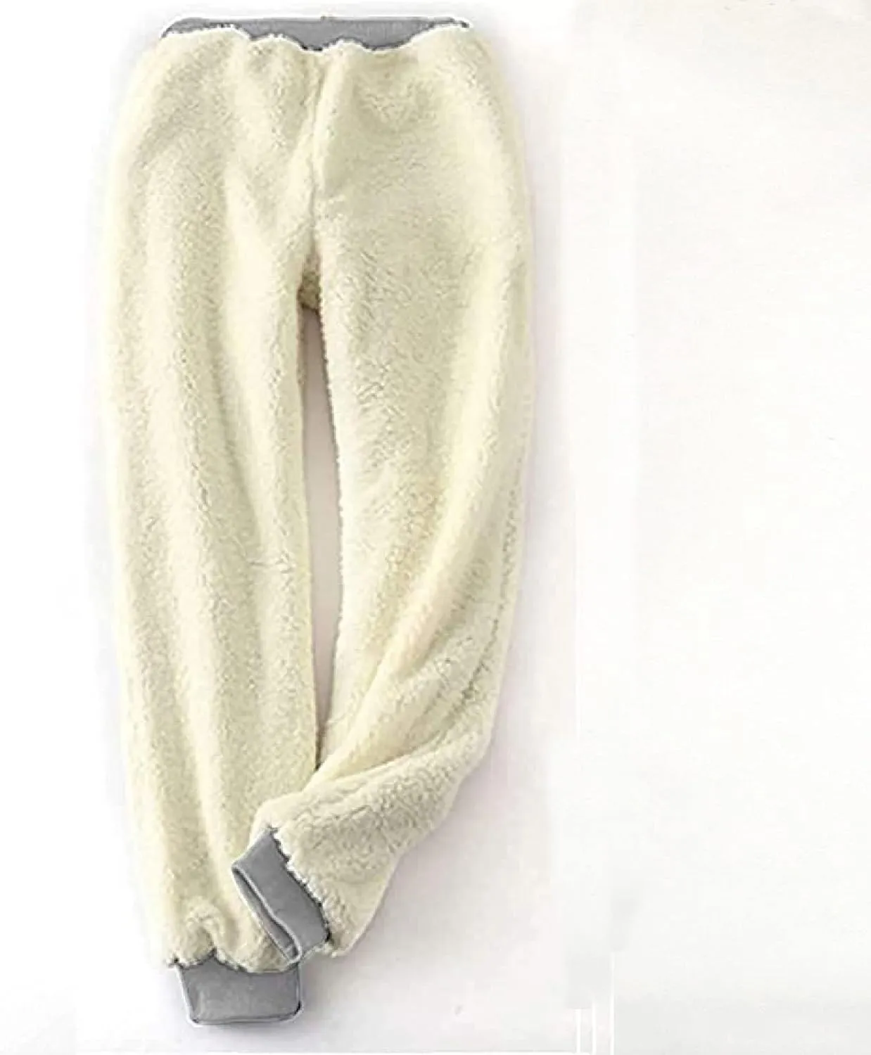 Women's Warm Sherpa Lined Pants Fleece Jogger Pants Thick Sweatpants Drawstring Trousers Athletic Joggers Winter Pants
