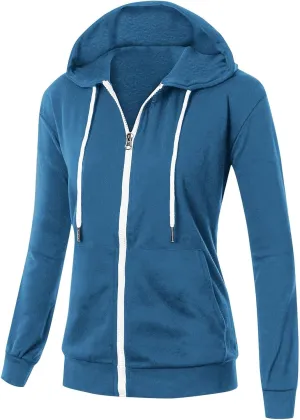 Womens Zip Up Hoodie Cropped Sweatshirts Thumb Hole Fleece Jackets Cropped Comfort Fall Loose Outfits Loose Outfits