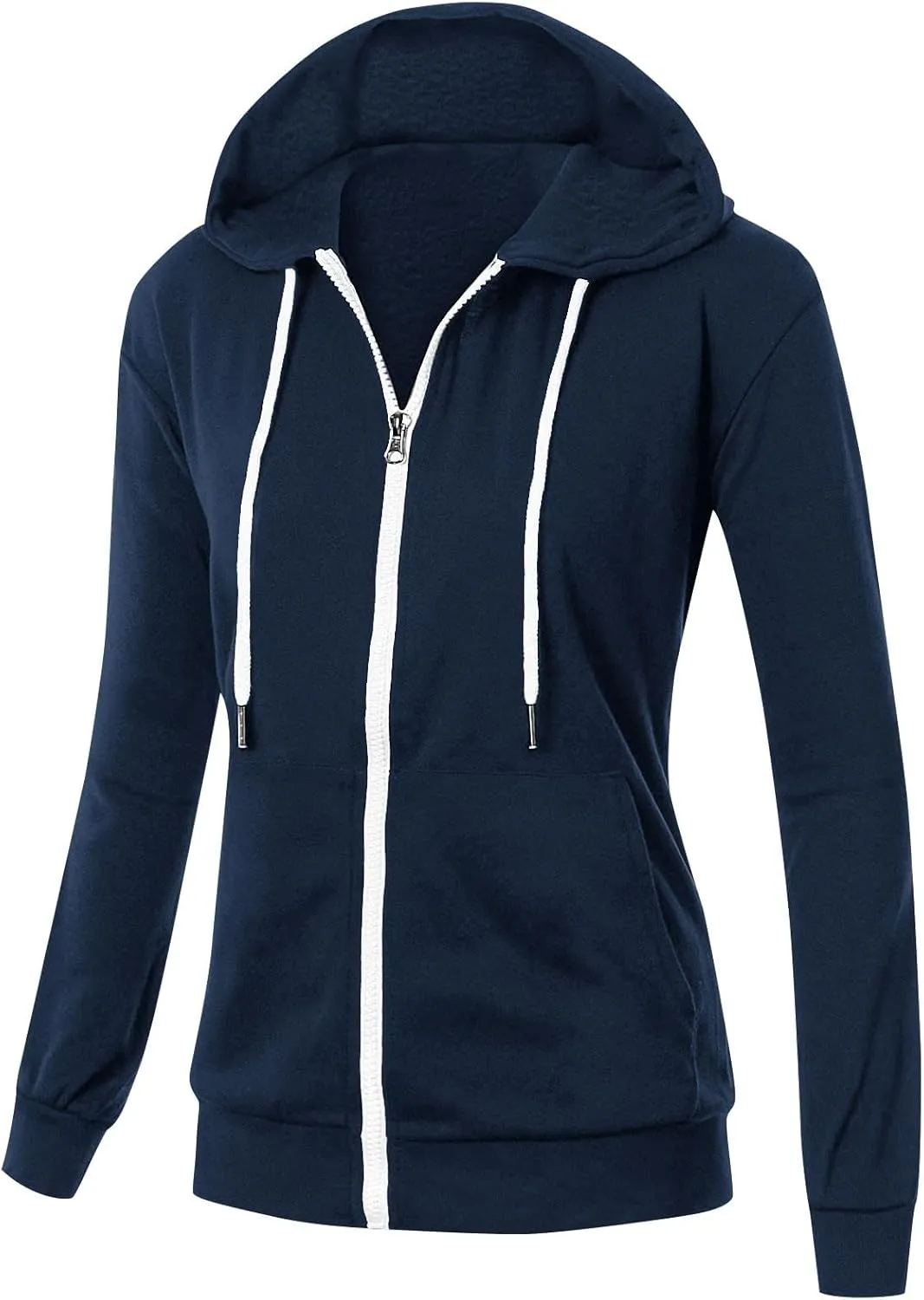 Womens Zip Up Hoodie Cropped Sweatshirts Thumb Hole Fleece Jackets Cropped Comfort Fall Loose Outfits Loose Outfits