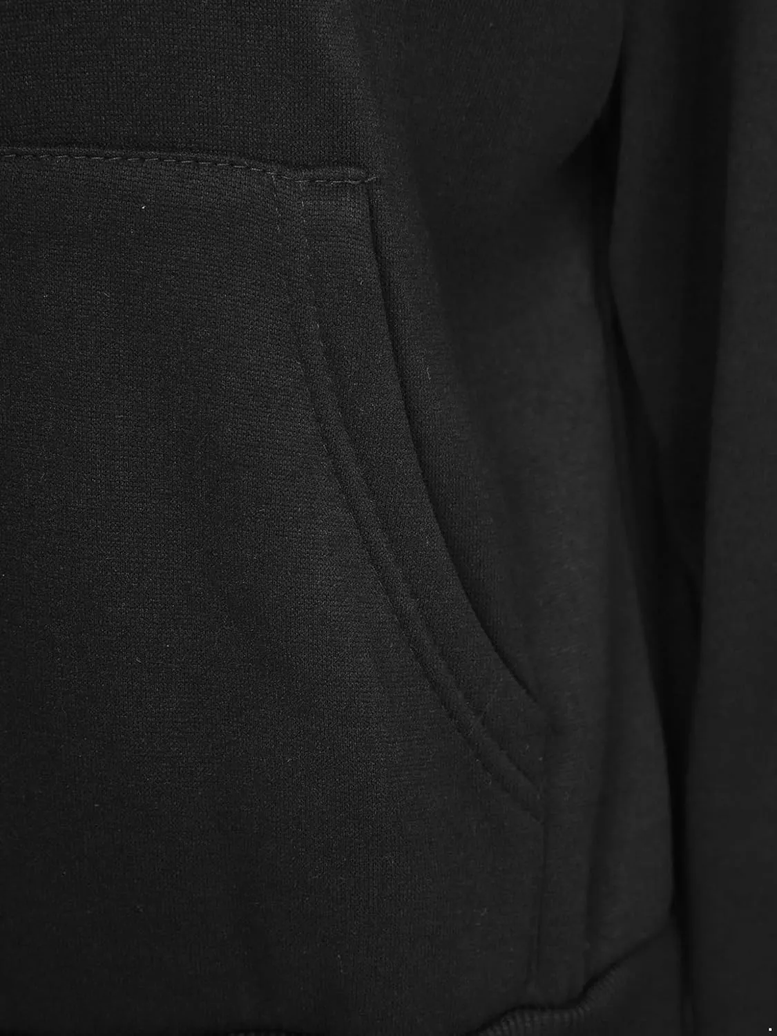 Women's Zip Up Hoodies Fleece-Lined Cropped Long Sleeve Sweatshirts with Pockets Casual Cropped Hoodie