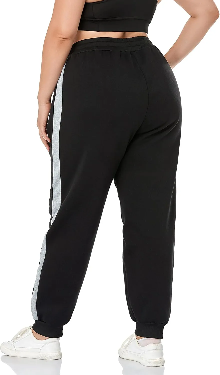 ZERDOCEAN Women's Plus Size Fleece Lined Sweatpants Warm Fleece Joggers Pants Active Track Pant with Pockets